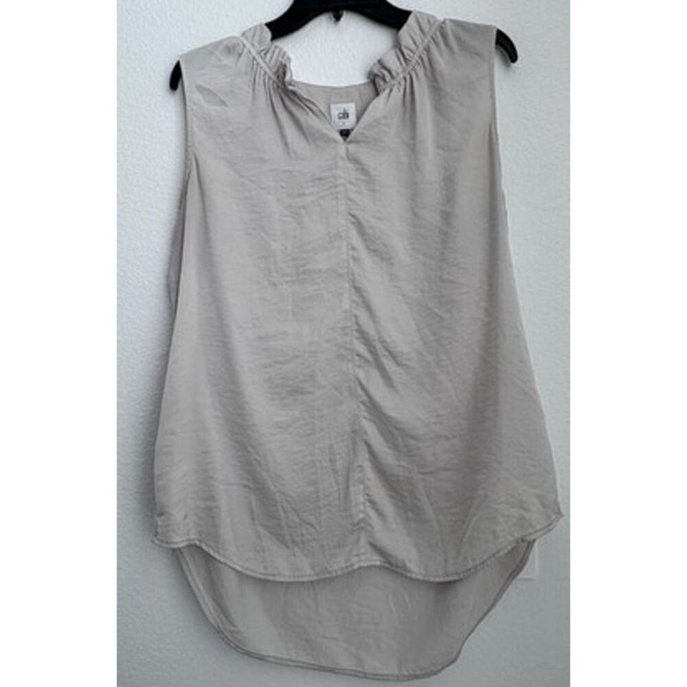 Womens Cream Cabi Last Dance Blouse Size Large
